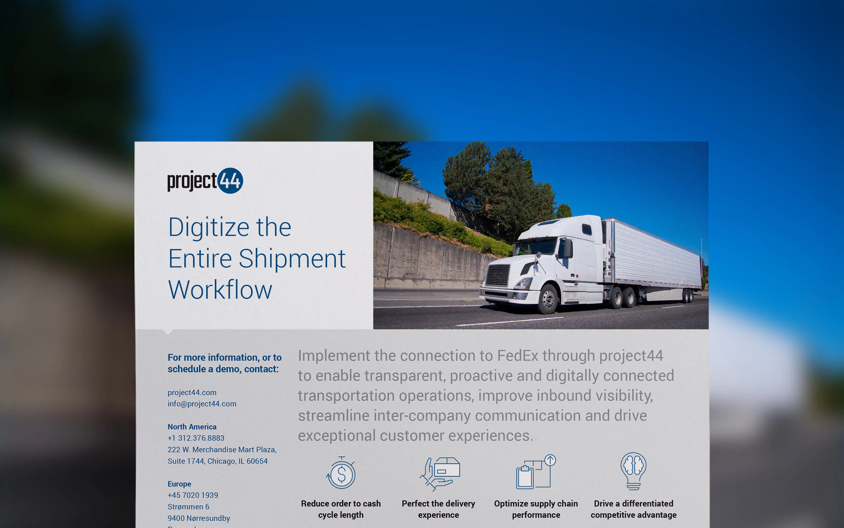 Digitize the Entire Shipment Workflow | project44